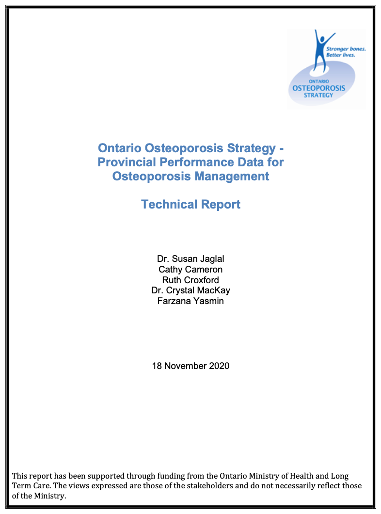 Screen Shot 2021-12-01 at 3.46.21 PM Ontario Osteoporosis Strategy Provincial Performance Data for Osteoporosis Management - Technical Report